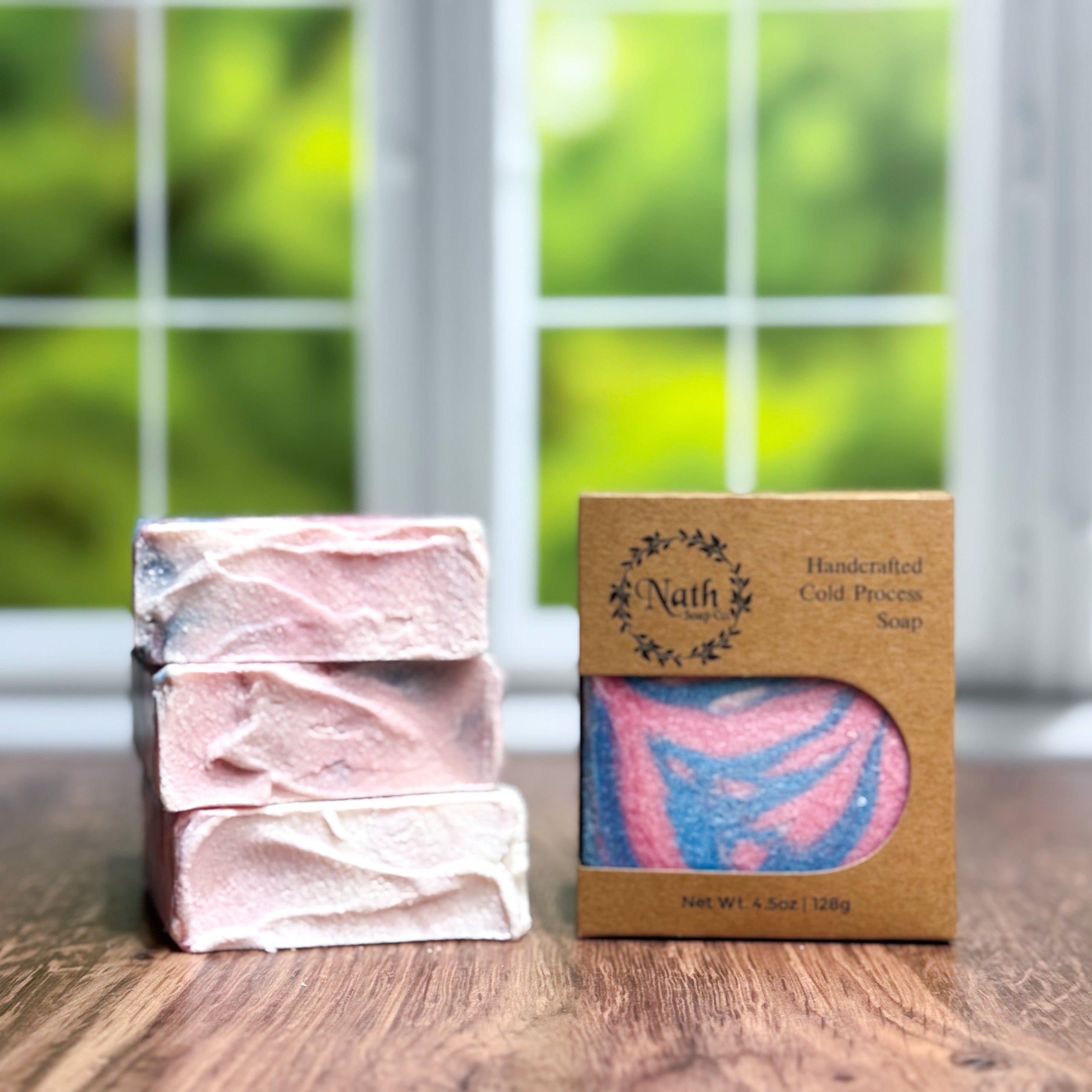 Pink Pomegranate Salt Soap