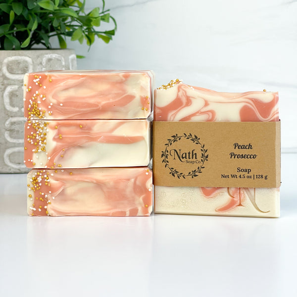 Peach Prosecco Artisan Soap